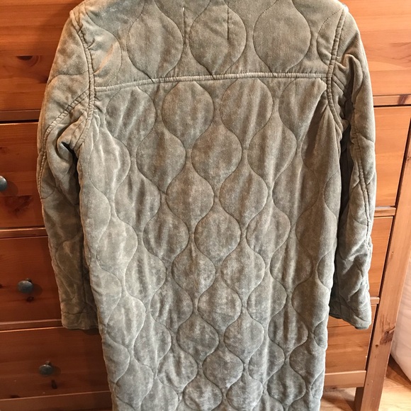 Anthropologie Quilted Corduroy Jacket 